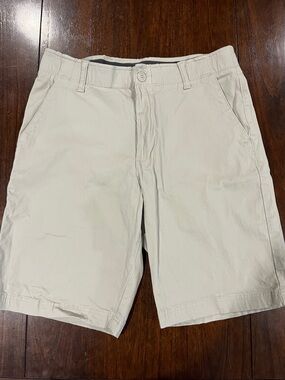 Lee Men's Flat Front Chino Shorts in Light Beige